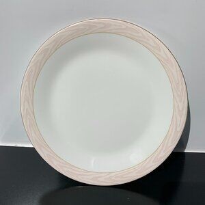 #5022 931 MIKASA SILK MOIRE 10 7/8” DINNER PLATE 2ea   LIKE NEW